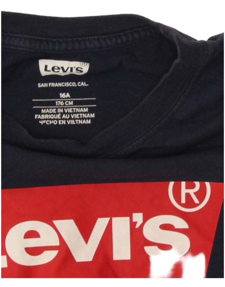 Levi's Camiseta Gráfica Niño Top 15-16 Años Azul Marino
