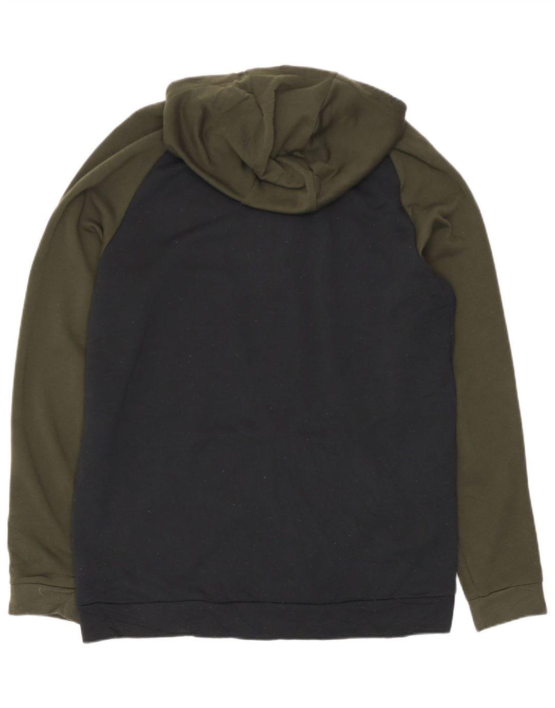 Nike - Sudadera con capucha y cremallera para hombre, talla grande, color negro, poliéster