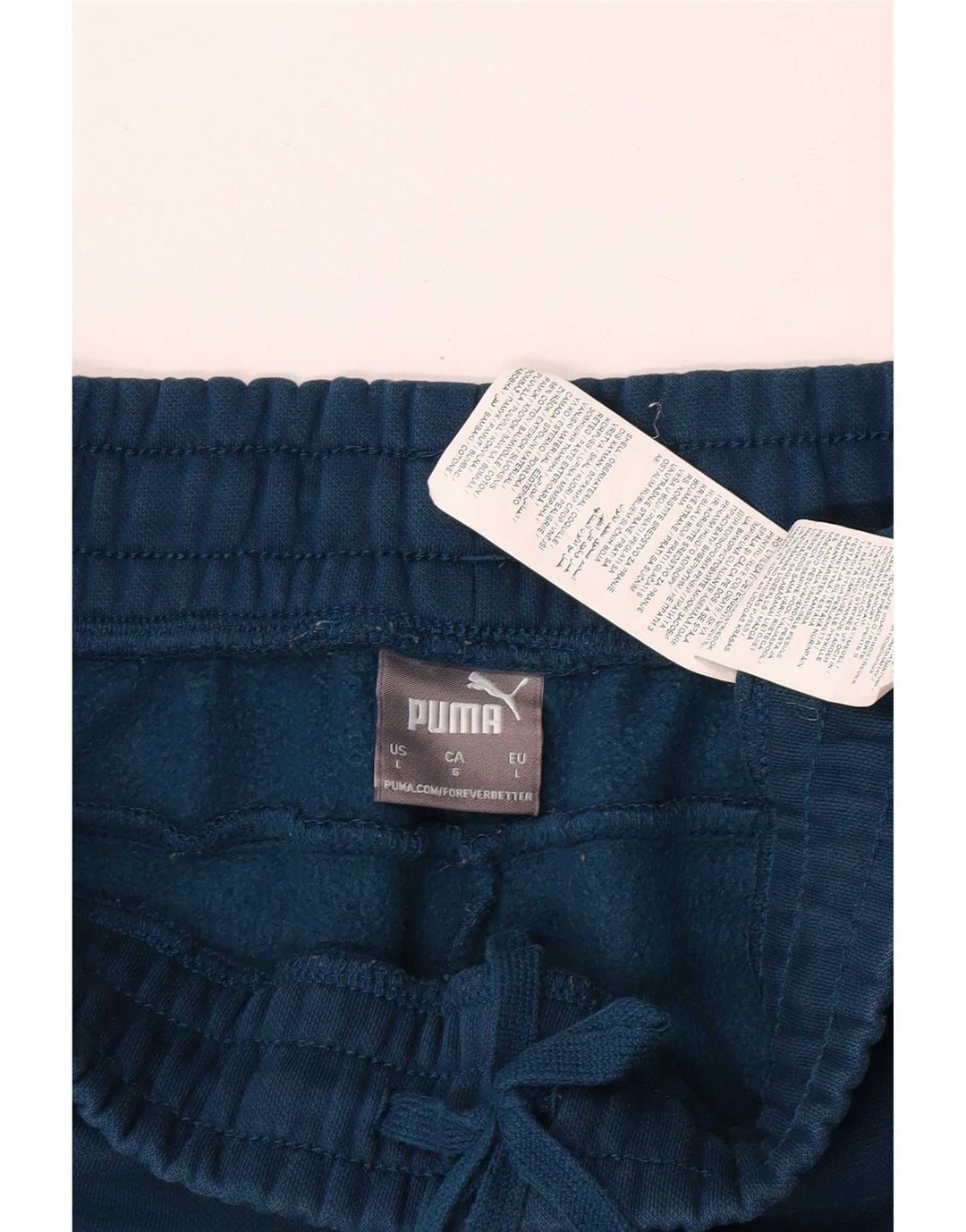 Puma Pantalones De Chándal Para Hombre Joggers Large Azul Algodón