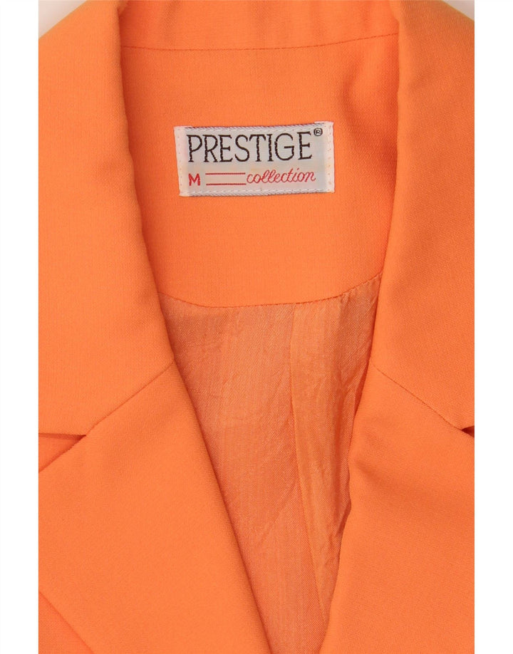 Prestige - Chaqueta tipo blazer para mujer, 5 botones, talla 40, color naranja mediano