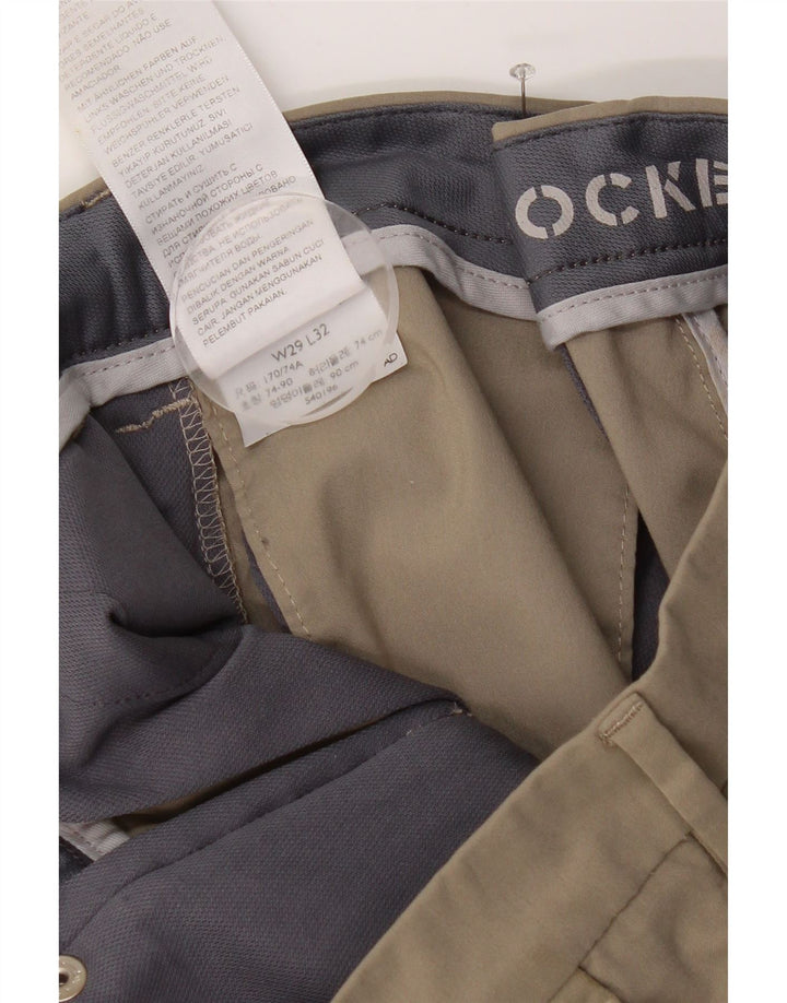 Dockers Pantalón chino ajustado para hombre W29 L32 Poliéster beige