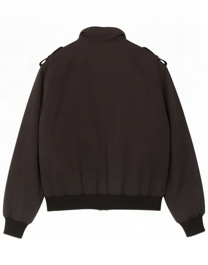 Chaqueta bomber para hombre Enrico Coveri UK 40 Grande Poliéster negro