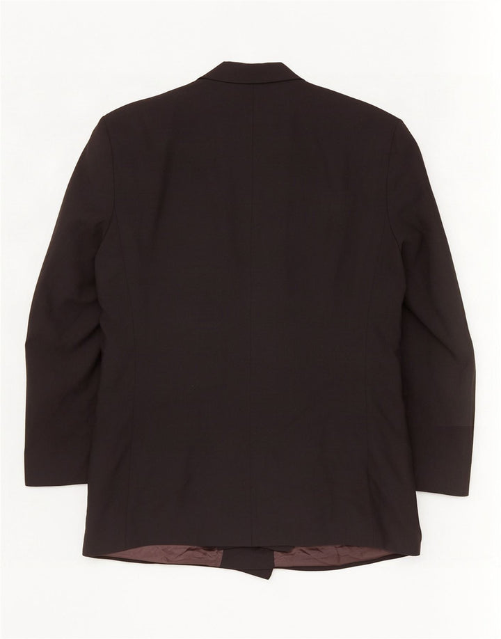 Marks & Spencer Chaqueta tipo blazer con doble botonadura para hombre UK 44 XL Poliéster negro