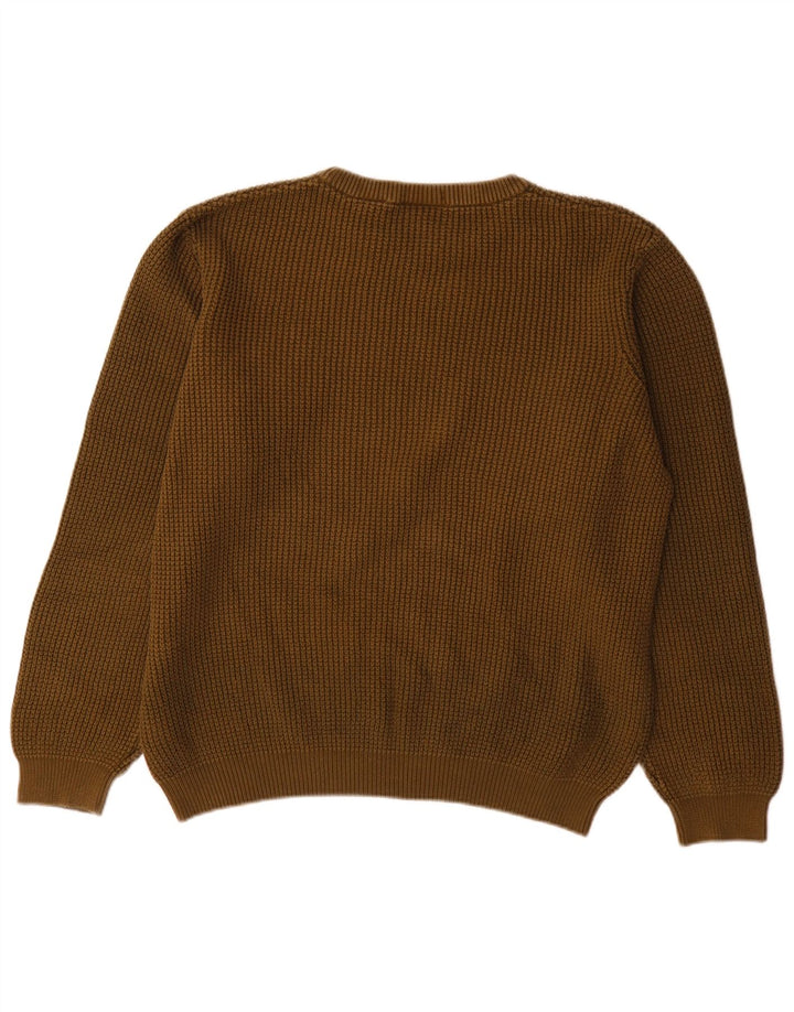 Timberland Jersey De Cuello Redondo Para Hombre Suéter Grande De Algodón Caqui