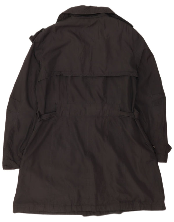 Zara Mujer Gabardina ES 40 XL Negro