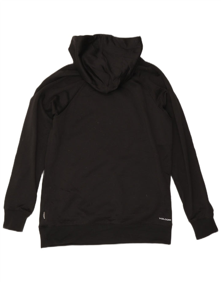 Volcom Sudadera con capucha gráfica para hombre XS Poliéster negro