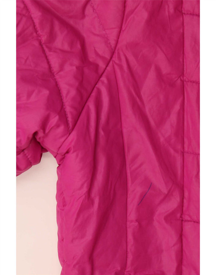 Kappa Chaqueta Acolchada Extragrande con Capucha para Mujer UK 10 Small Pink Poliéster