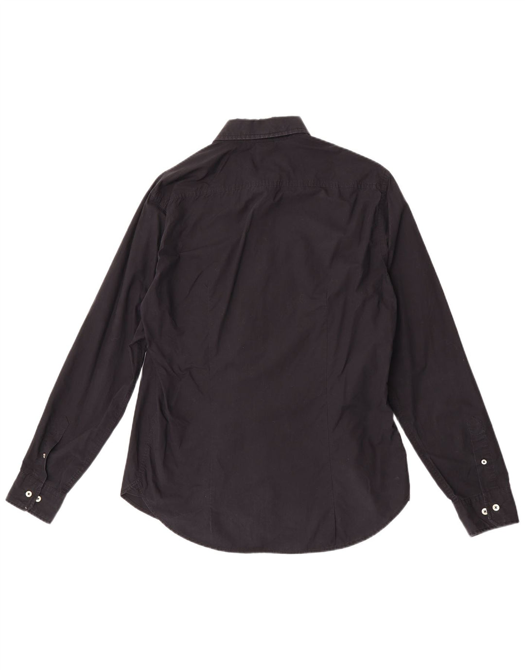 Marina Yachting Camisa Hombre Talla 42 Grande Algodón Negro