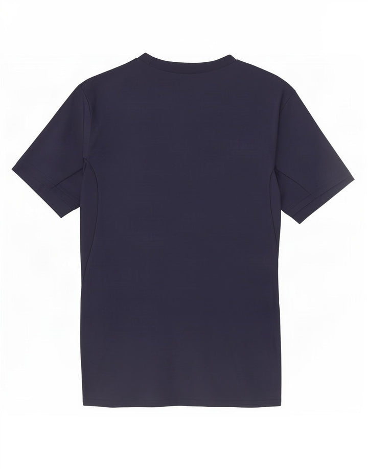 Camiseta Under Armour Heat Gear para hombre Top medio poliéster azul marino