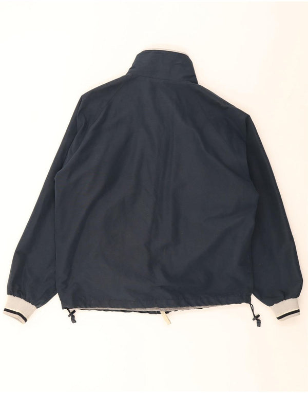 North Sails Chaqueta Bomber para Hombre UK 38 Medium Azul Marino Colorblock Algodón