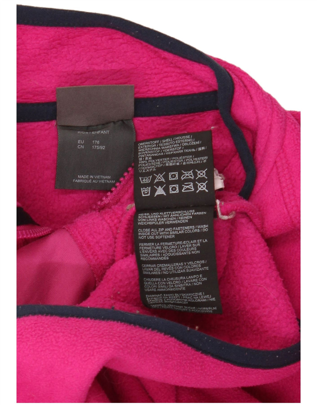 JACK WOLFSKIN Chaqueta Polar Niña 15-16 Años Rosa Poliéster