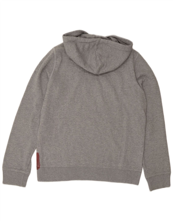 Converse Hombre Sudadera Con Capucha Gráfica Gris Medio