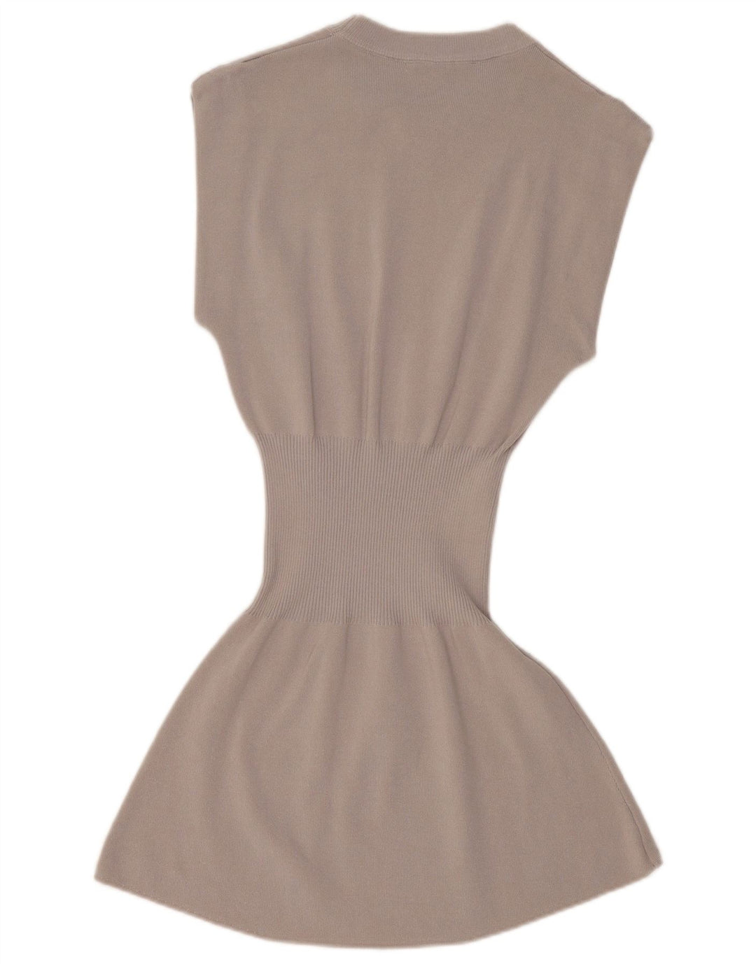 ZARA Vestido tipo jersey para mujer UK 8 Small Gris