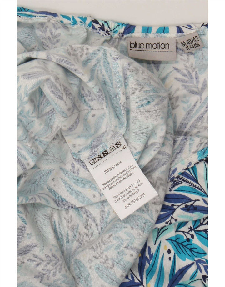 Vestido largo con cuello halter para mujer de Blue Motion EU 40/42 Viscosa floral azul medio