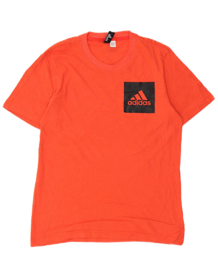 ADIDAS Camiseta gráfica para hombre Top Small Naranja