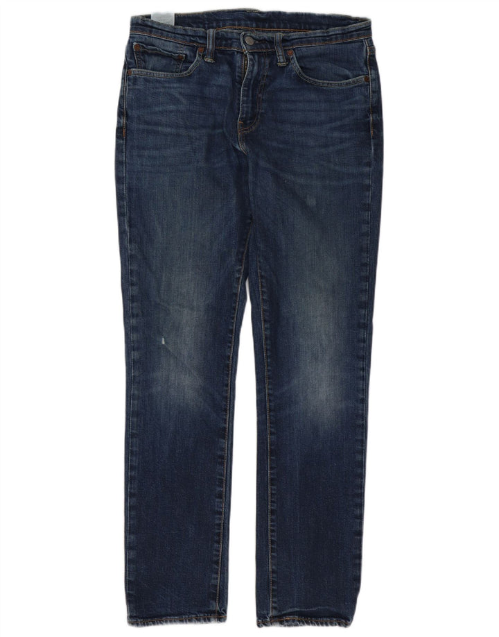 Levi's Hombre 511 Slim Jeans W32 L32 Algodón Azul Marino