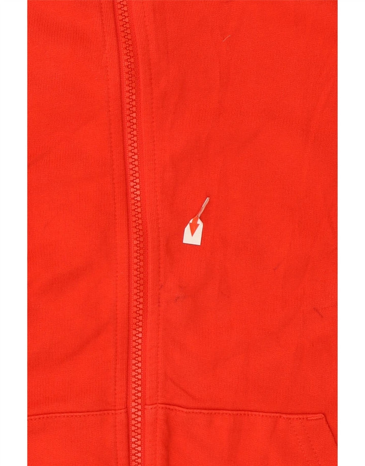 Puma Sudadera con capucha y cremallera para hombre de algodón rojo mediano