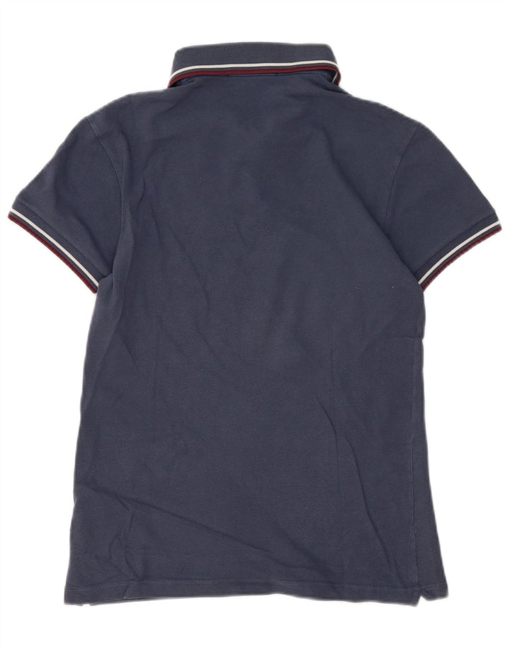 FRED PERRY Polo para hombre pequeño algodón azul marino