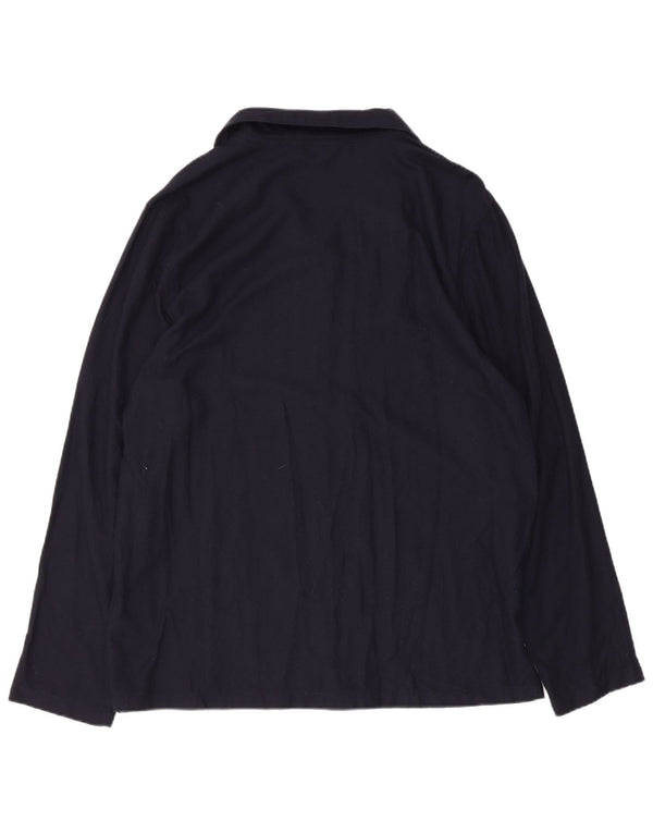 Camisa Tommy Hilfiger Hombre Grande Azul Marino Cuadros Viscosa