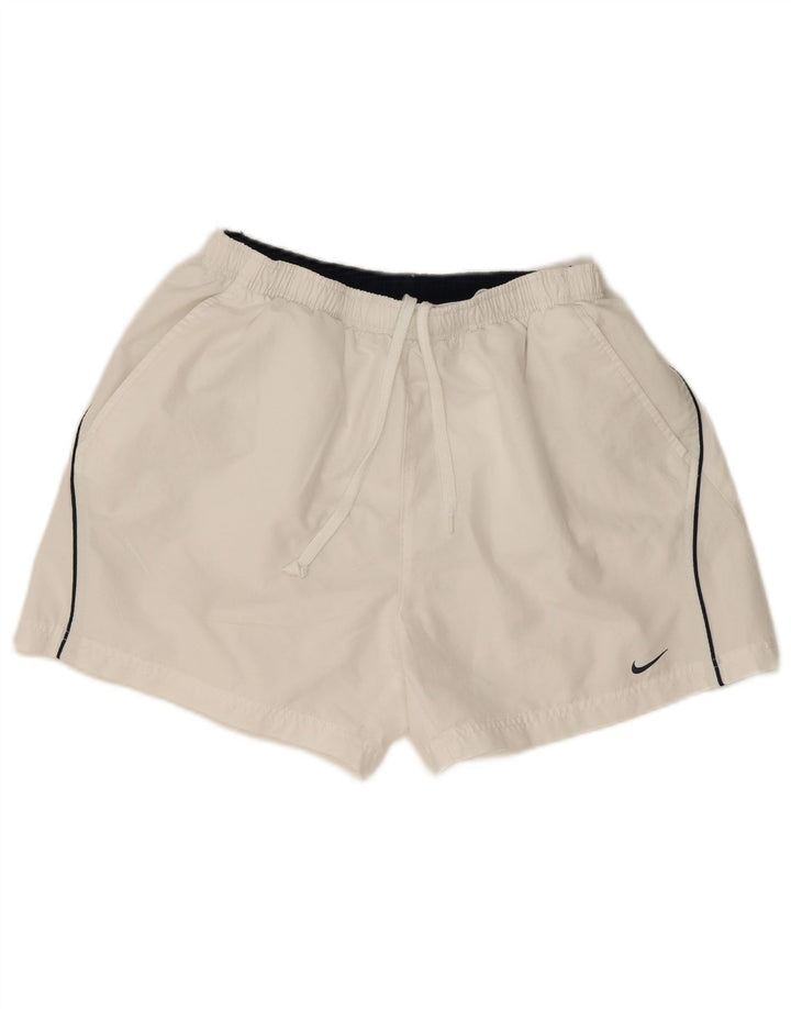 Adidas - Pantalones cortos deportivos para hombre, talla grande, poliéster, color blanco