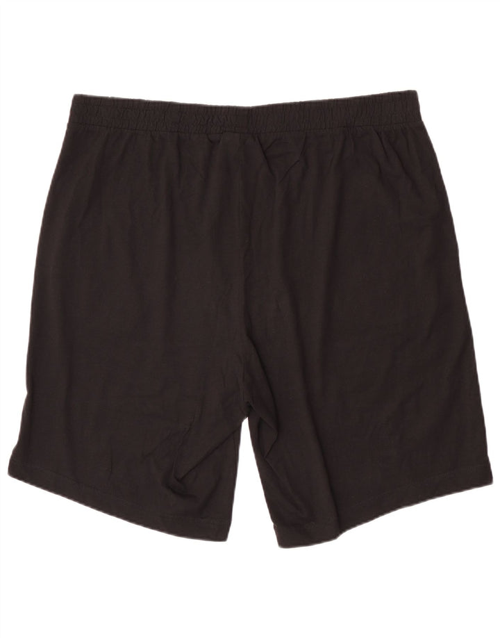 Admiral Pantalones cortos deportivos para hombre 3XL Algodón negro