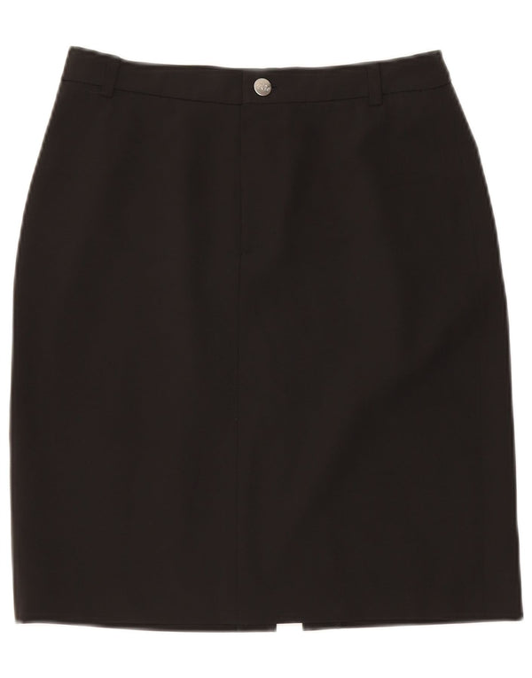 Exte Womens Ittierre Pencil Skirt IT 44 Medium W30  Black Polyester