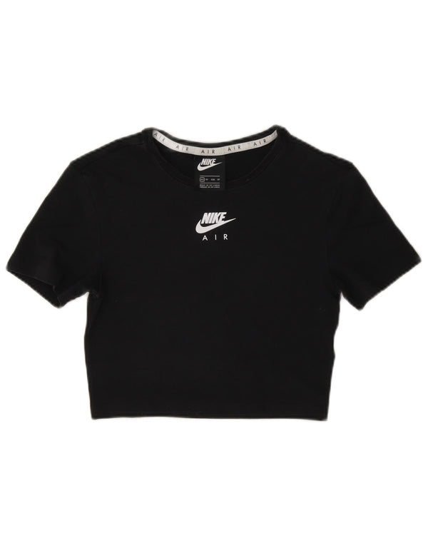 Nike Camiseta corta gráfica para mujer UK 6 XS Negro