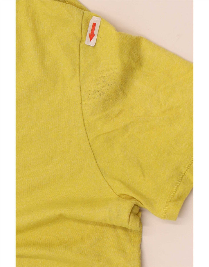 Camiseta Tommy Hilfiger Hombre Top Medium Amarillo Algodón