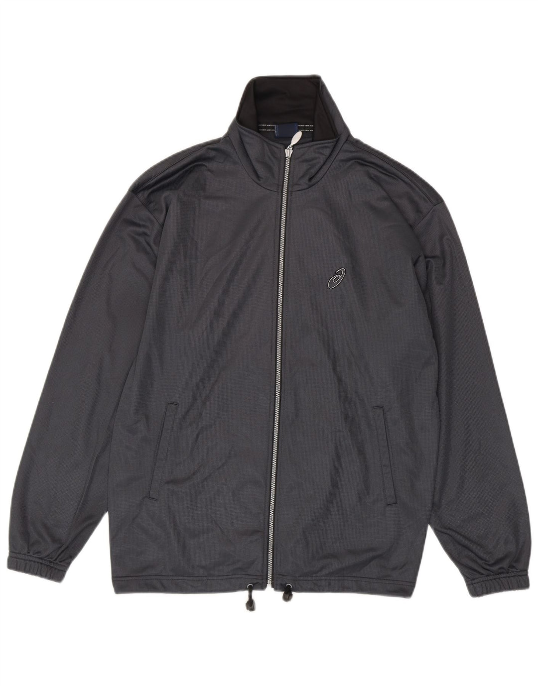 ASICS Hombre Chándal Top Chaqueta Gris Medio