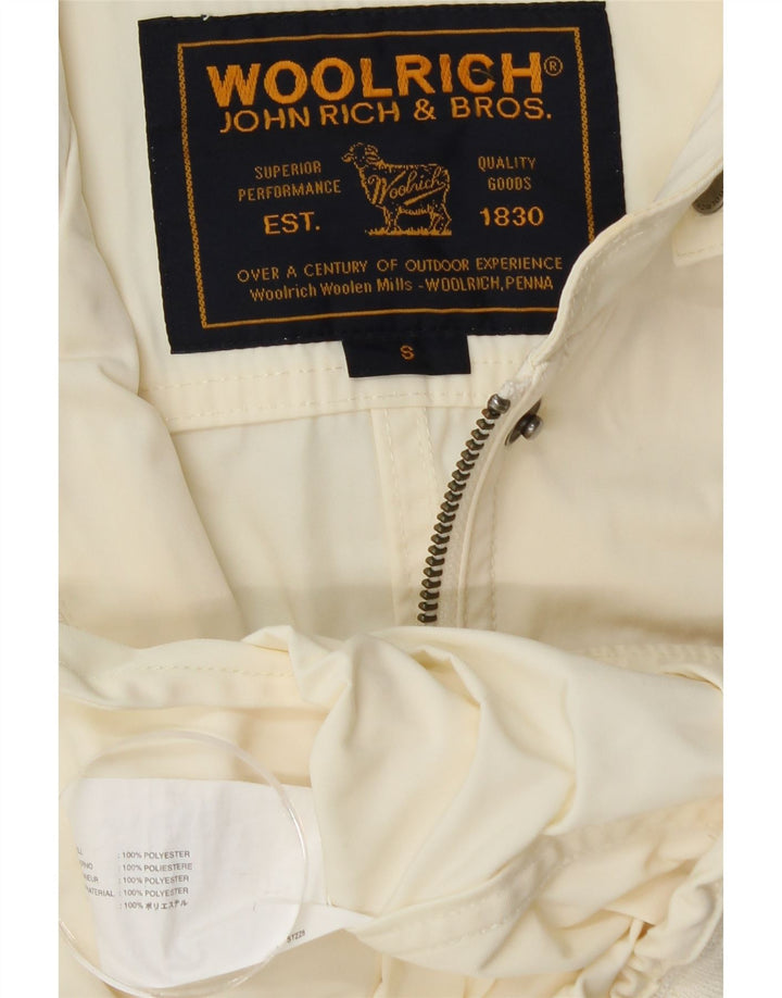 WOOLRICH Chaqueta utilitaria para mujer UK 10 Small Off White Poliéster