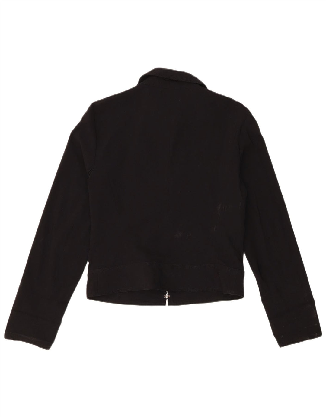 Zara Chaqueta Bomber para Mujer UK 44 Grande Viscosa Negra