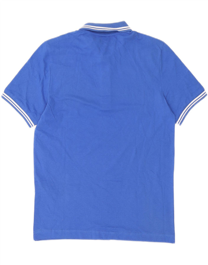 Polo Kappa Hombre Algodón Azul Medio