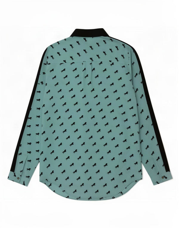 Marks & Spencer Blusa holgada para mujer UK 8 Small Turquesa