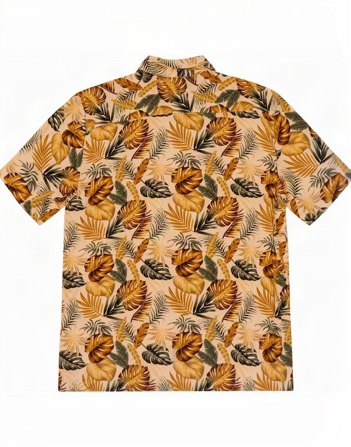 Tessentials Camisa Hawaiana De Manga Corta Para Hombre Grande Multicolor Floral