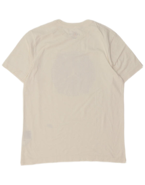 Jordan - Camiseta gráfica para hombre, parte superior de algodón blanco mediano