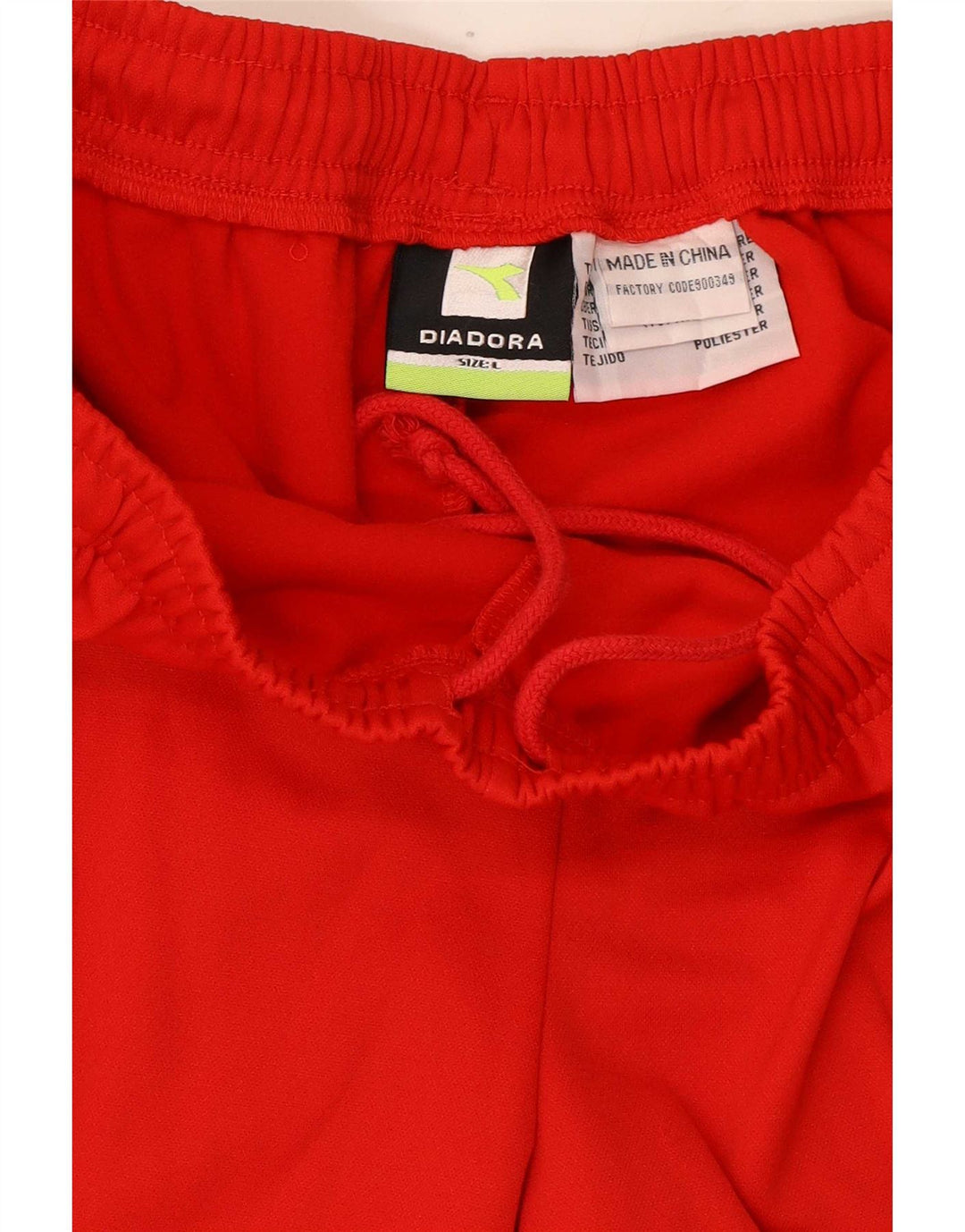 Diadora Hombre Bermudas Sport Shorts Large Rojo Colorblock Poliéster
