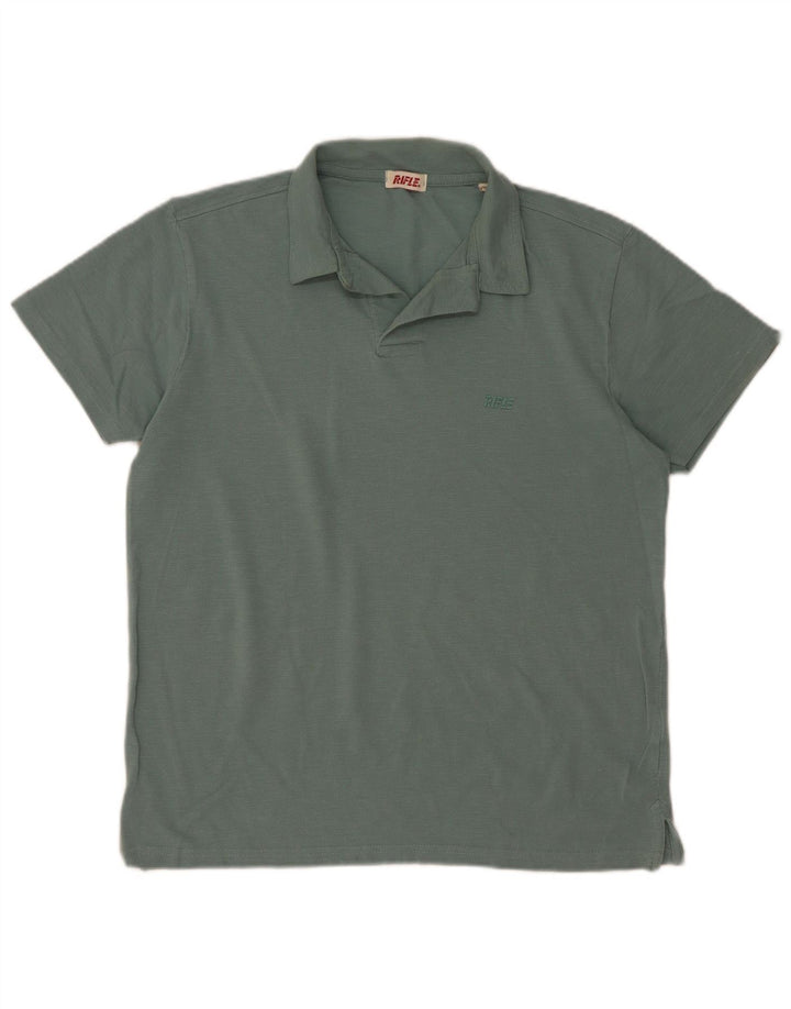 Rifle Polo Hombre Algodón Caqui Medio