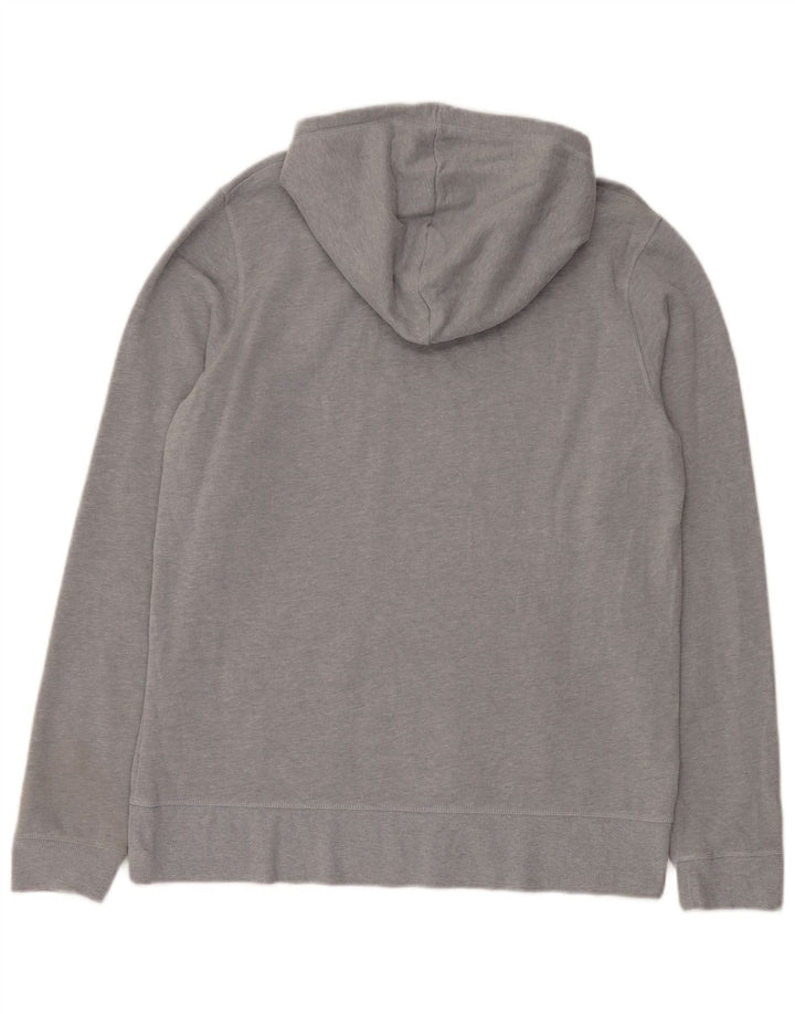 Reebok - Sudadera con capucha para hombre, talla grande, algodón gris