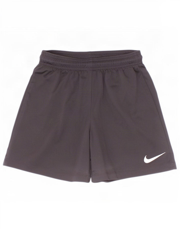 Nike Pantalones cortos deportivos Dri Fit para niños 8-9 años Pequeño Negro Poliéster