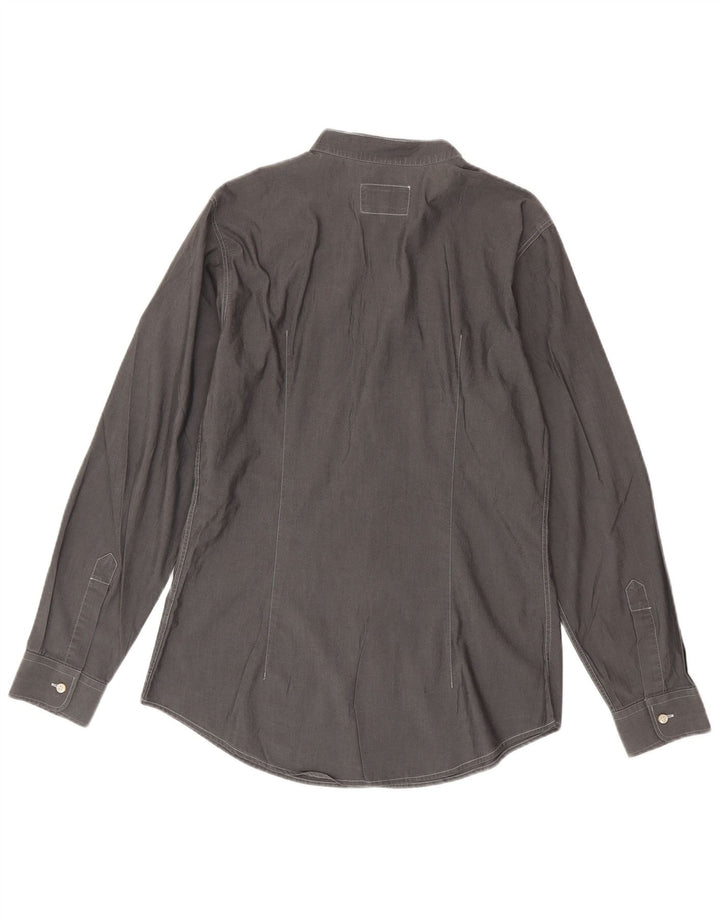 Camisa Armani Jeans Hombre Grande Gris
