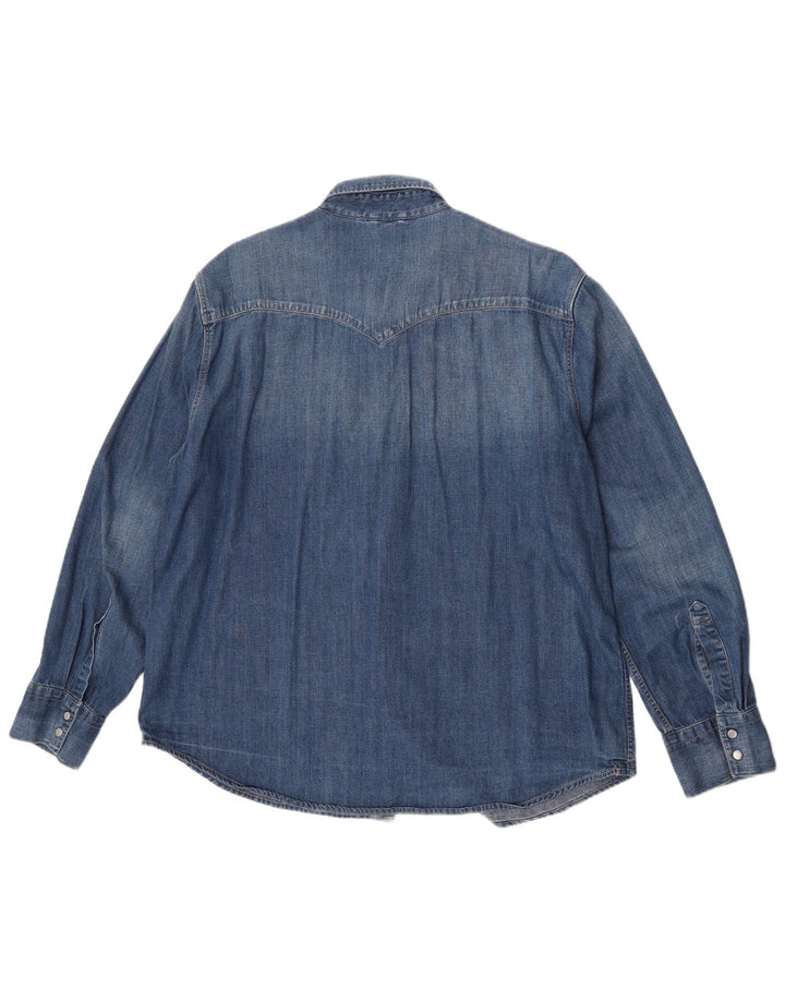 Levi's Camisa vaquera para hombre 2XL Algodón azul