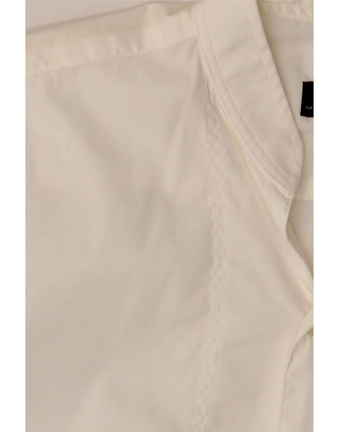 ZARA Hombre Camisa Super Slim Fit Algodón Blanco Mediano