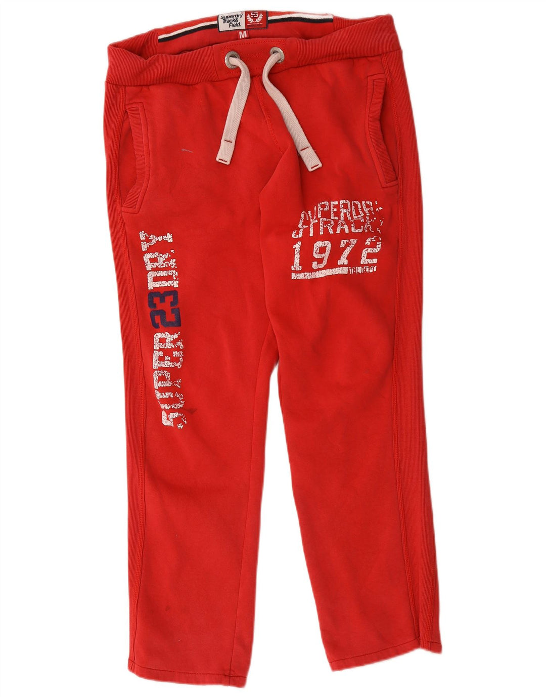 Superdry Pantalones De Chándal Con Gráficos Rojo Medio