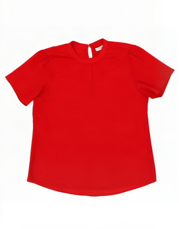 Blusa Oasis para mujer Top UK 44 Poliéster rojo grande