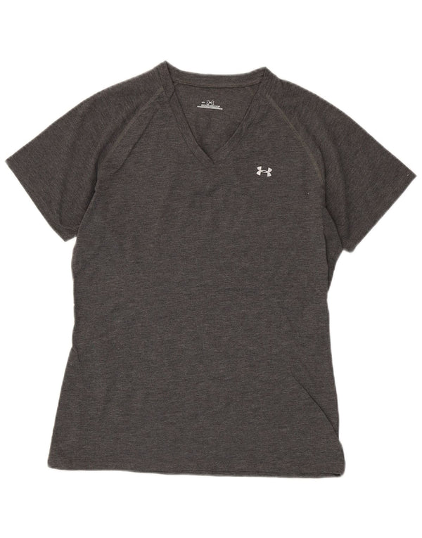 UNDER ARMOUR Camiseta para mujer Top UK 12 Poliéster gris medio