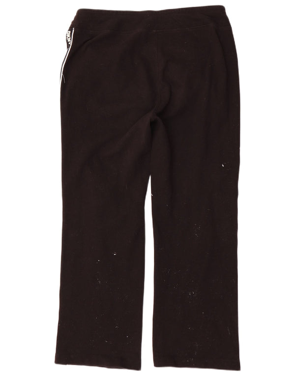 Dkny Pantalones de chándal gráficos para mujer UK 44 Mediano Algodón negro