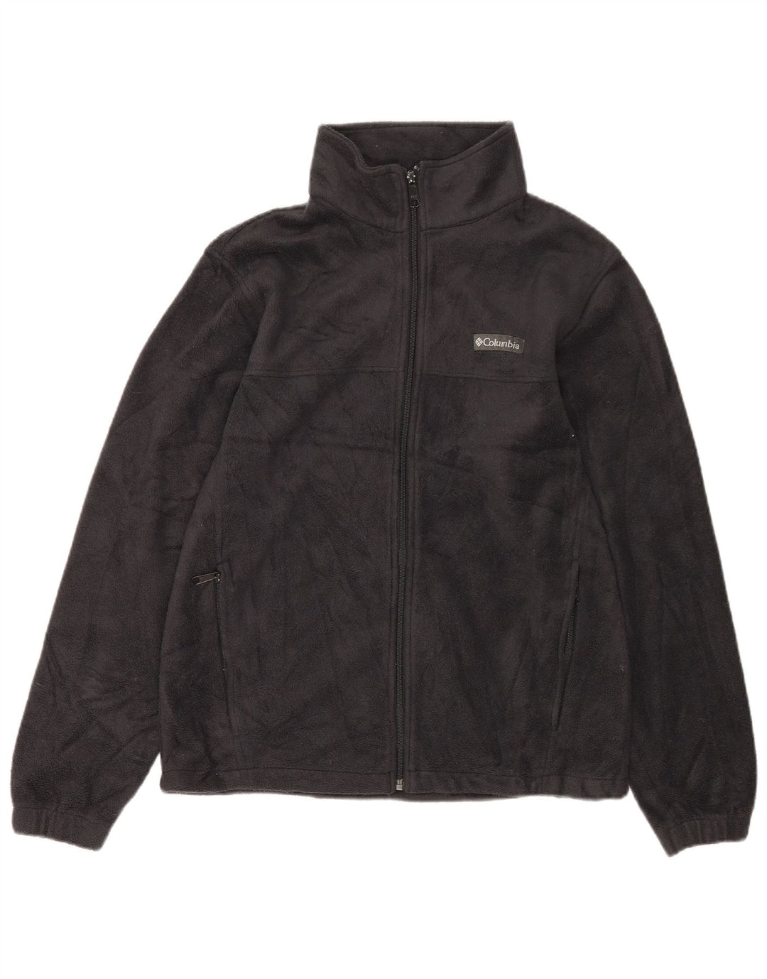 Columbia Chaqueta polar para hombre ES 38 Mediana Poliéster negro