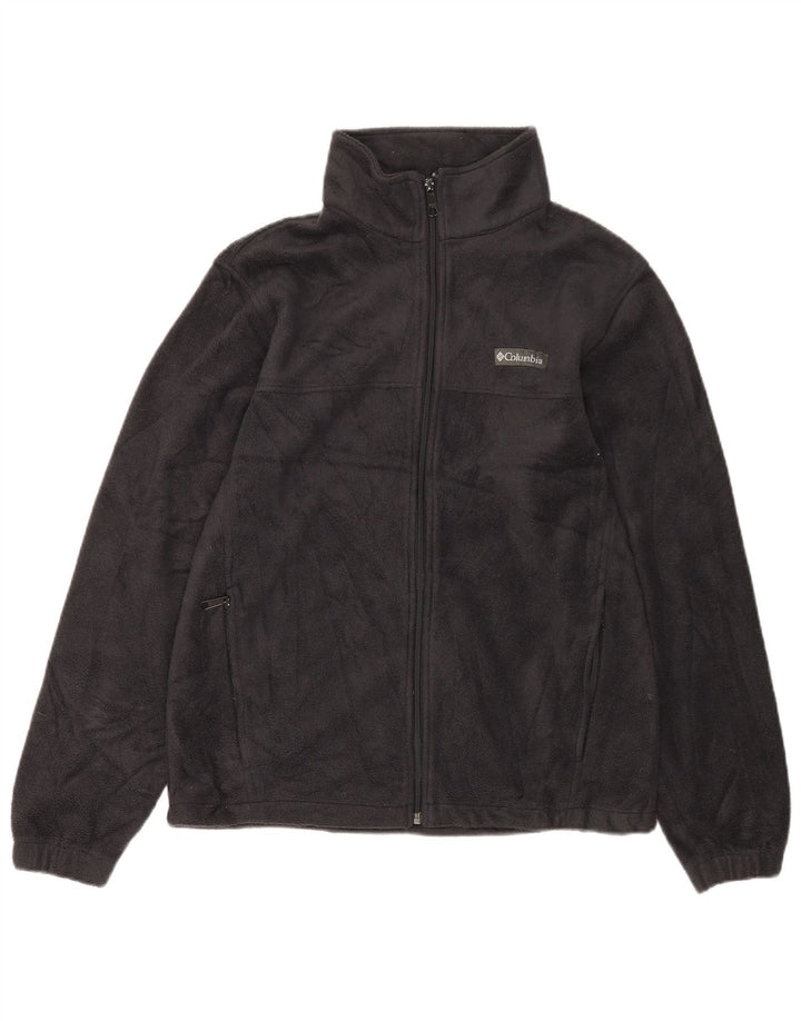 Columbia Chaqueta polar para hombre ES 38 Mediana Poliéster negro
