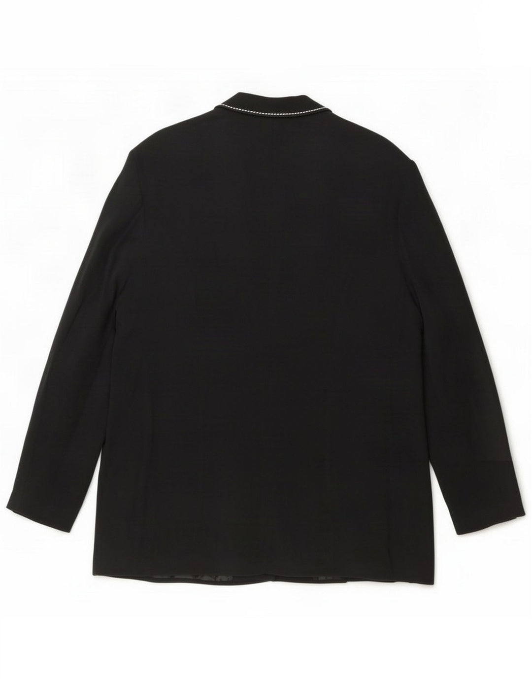 Chaqueta tipo blazer de 3 botones para mujer Marks & Spencer UK 22 3XL Viscosa negra