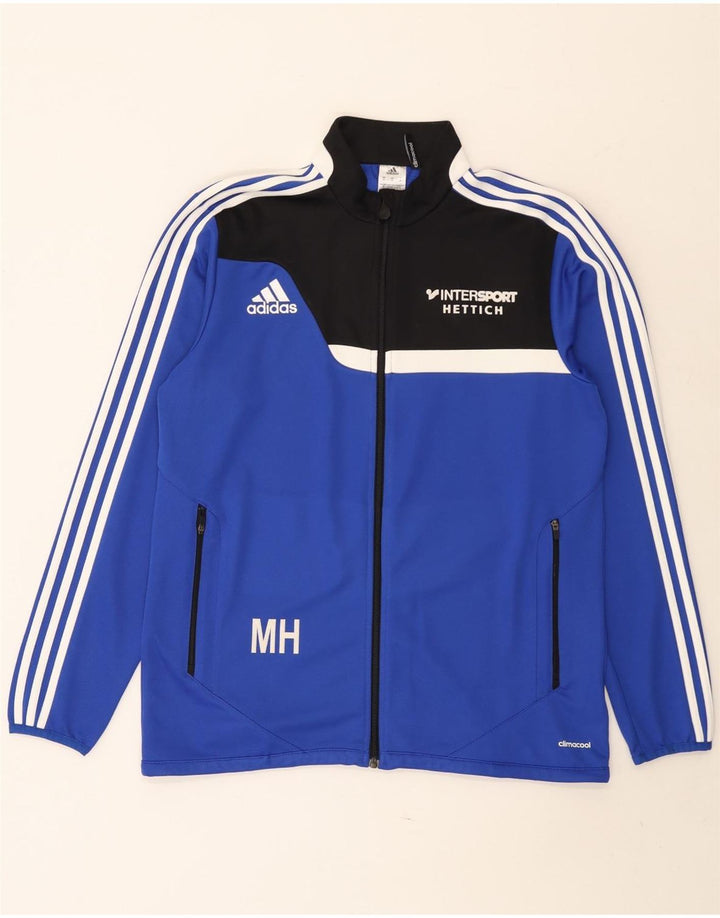 Adidas Hombre Climacool Graphic Chándal Top Chaqueta Azul Medio Colorblock
